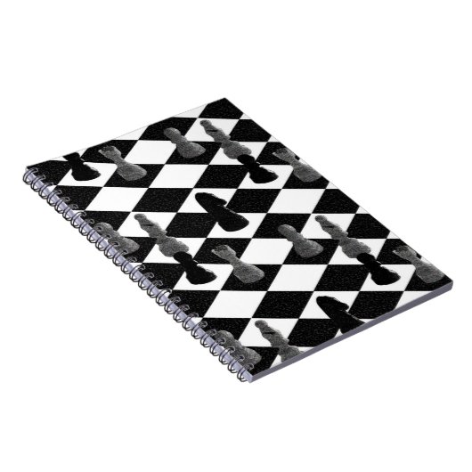 Schach-Brett Notizblock (Rechte Seite)