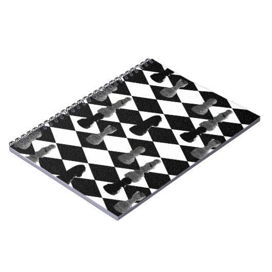 Schach-Brett Notizblock (Linke Seite)