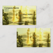Schach-Brett-Visitenkarte Visitenkarte (Vorne/Hinten)