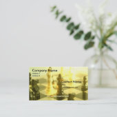 Schach-Brett-Visitenkarte Visitenkarte (Stehend Vorderseite)