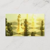 Schach-Brett-Visitenkarte Visitenkarte (Rückseite)