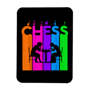 Schach Bubble Hobby- und Sport-Geschenkidee Magnet