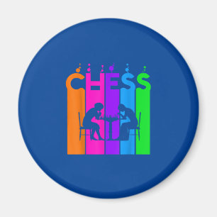 Schach Bubble Hobby- und Sport-Geschenkidee Magnet