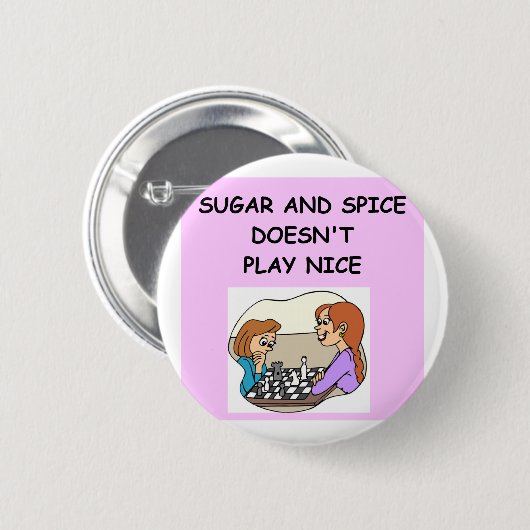 Schach Button (Vorne & Hinten)