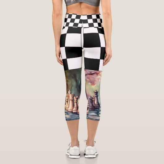 Schach Capri Leggings (Rückseite)