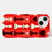 Schach Case-Mate iPhone Hülle (Rückseite (Horizontal))