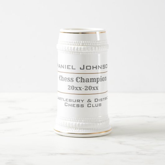 Schach Champion Bierglas (Mittel)