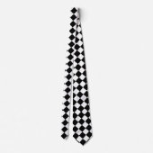 Schach Club Checkered Neck Tie Krawatte (Rückseite)