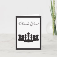 Schach Danke-Karte