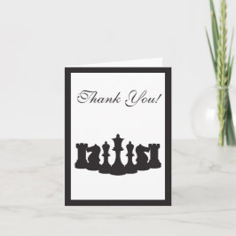 Schach Danke-Karte Dankeskarte
