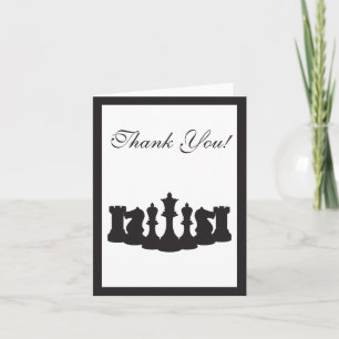 Schach Danke-Karte Dankeskarte