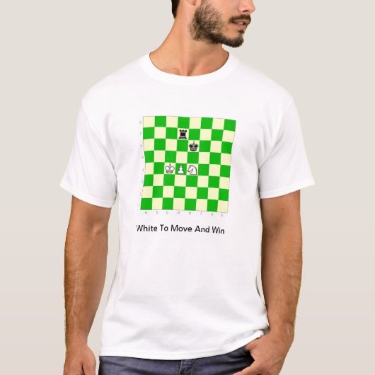Schach-Diagramm T-Shirt (Vorderseite)