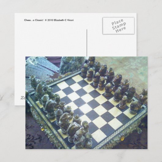 Schach... ein Klassiker! Postkarte (Vorne/Hinten)