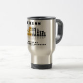 Schach ein Spiel der strategischen Durchführung Reisebecher (VorderseiteRechts)