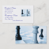 Schach-Entwurfs-Visitenkarte Visitenkarte (Vorne/Hinten)