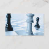 Schach-Entwurfs-Visitenkarte Visitenkarte (Rückseite)