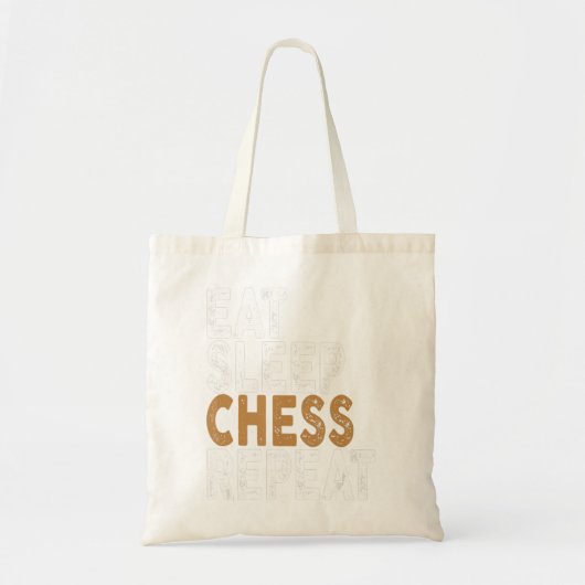 Schach essen wiederholen Schach Tragetasche (Vorne)