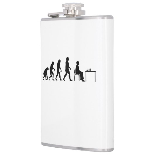 Schach - Evolution des Schachspielers Flachmann (Links)