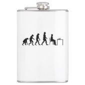 Schach - Evolution des Schachspielers Flachmann (Vorderseite)