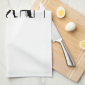 Schach - Evolution des Schachspielers Geschirrtuch (Viertel Falte)