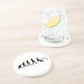 Schach - Evolution des Schachspielers Getränkeuntersetzer (Seite)