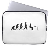 Schach - Evolution des Schachspielers Laptopschutzhülle (Vorderseite)