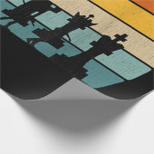 Schach Evolution Retro Vintages Geschenk für ein S Geschenkpapier (Ecke)
