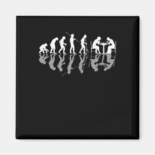 Schach Evolution Schachbrett Lover Schach Gamer Magnet