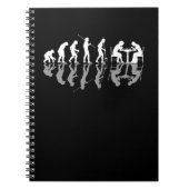 Schach Evolution Schachbrett Lover Schach Gamer Notizblock (Vorderseite)