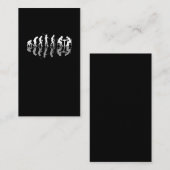 Schach Evolution Schachbrett Lover Schach Gamer Visitenkarte (Vorne/Hinten)