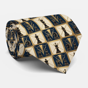 Schach-Faux-Seide Luxuriöses Schachspiel Gentlem Krawatte