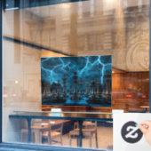 Schach Fensteraufkleber (Café-Fenster)