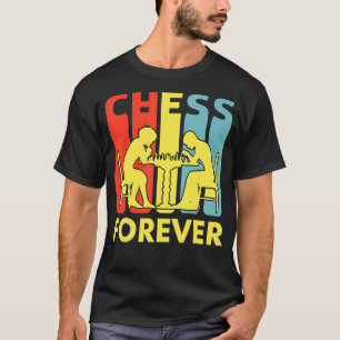 Schach-Forever-Board-Game-Spieler Geachtes Schach T-Shirt