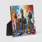 Schach Fotoplatte (Vorderseite)