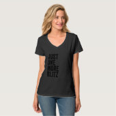 Schach Funny Player Joke, nur noch ein Blitz T-Shirt (Vorderseite Vollansicht)
