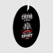 Schach Funny Quotes Spaß Redewendungen Ornament (Vorderseite)