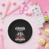 Schach Funny Quotes Spaß Redewendungen Pappteller (Party)