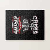 Schach Funny Quotes Spaß Redewendungen Puzzle (Horizontal)