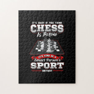 Schach Funny Quotes Spaß Redewendungen Puzzle