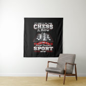 Schach Funny Quotes Spaß Redewendungen Wandteppich (Beispiel)