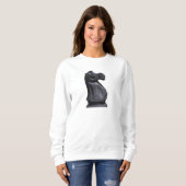 Schach für Frauen Sweatshirt (Vorne ganz)