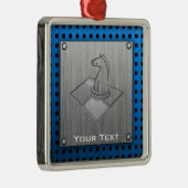 Schach; Gebürsteter Metall-Blick Ornament Aus Metall (Rechts)