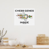Schach-Gene im Inneren (DNA-Replikation) Poster (Küche)