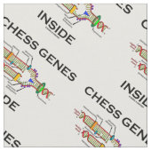Schach-Gene innerhalb des DNA-Replikations-Spaßes Stoff (Nahaufnahme)