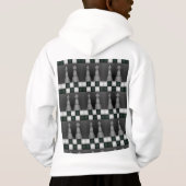 schach-gepriesen hoodie (Rückseite)