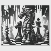 Schach Geschenkpapier (Flach)