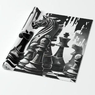 Schach Geschenkpapier