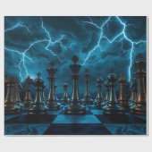 Schach Geschenkpapier (Flach)