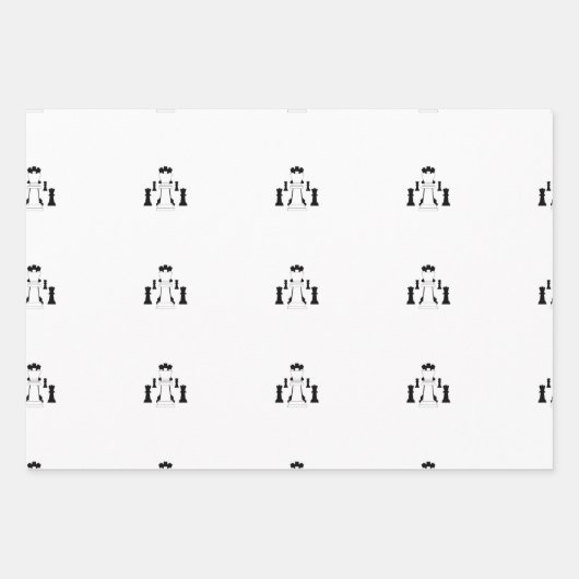 Schach geschenkpapier set (Vorderseite 3)