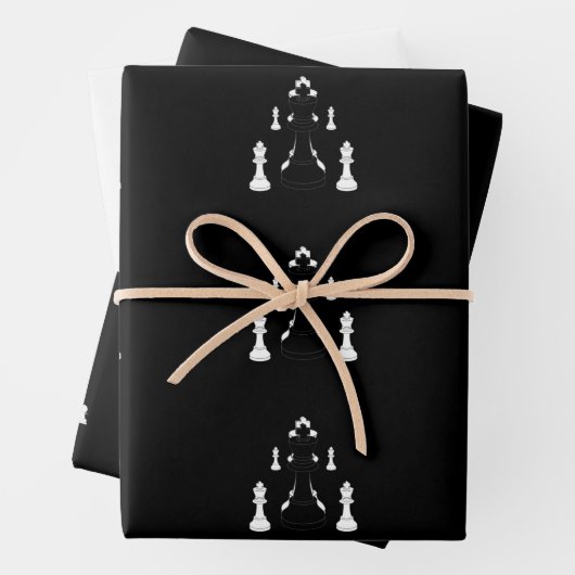 Schach geschenkpapier set (Beispiel)
